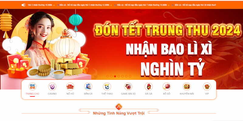 Nhận nhiều ưu đãi khủng khi cá cược trên nhà cái GK88